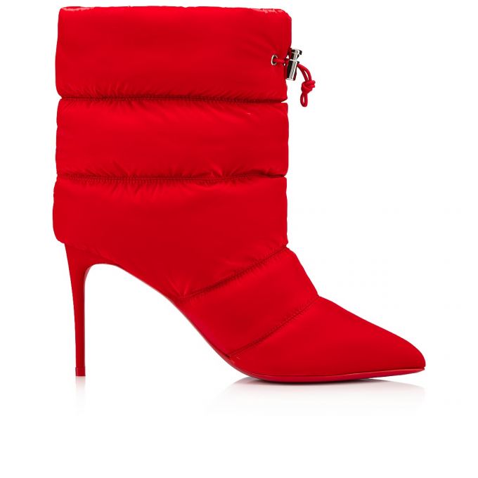 Botas Christian Louboutin Astro Pointue 85 Creative Fabric Boots Mujer Rojos | MX-88525