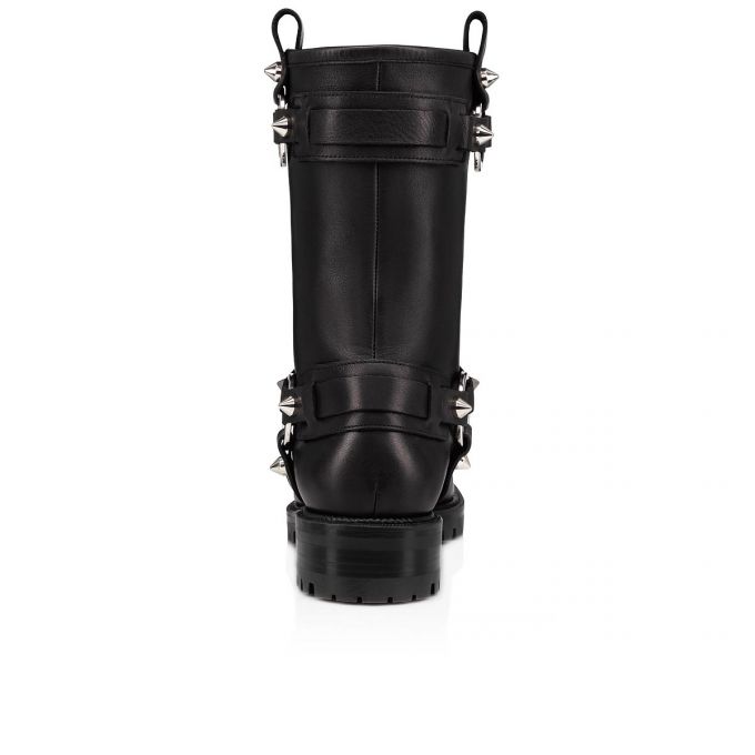 Botas Christian Louboutin Bikita Lug Calf Boots Mujer Negros | MX-32958