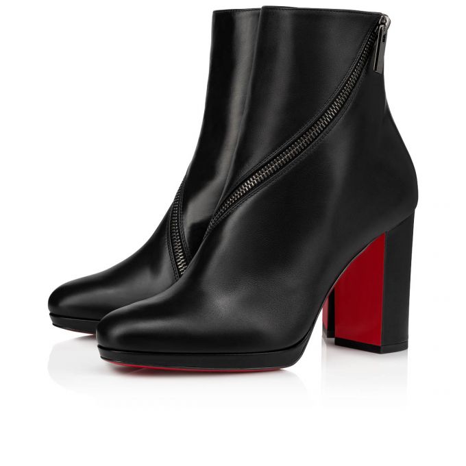 Botas Christian Louboutin Birgitta 100 100 Calf Boots Mujer Negros | MX-02031