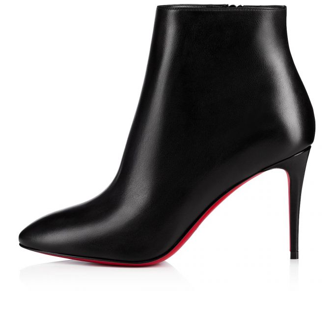 Botas Christian Louboutin Eloise Booty 085 85 Calf Boots Mujer Negros | MX-39813