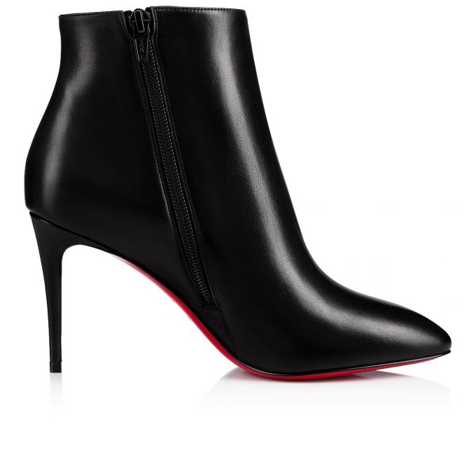 Botas Christian Louboutin Eloise Booty 085 85 Calf Boots Mujer Negros | MX-39813