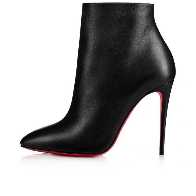 Botas Christian Louboutin Eloise Booty 100 100 Calf Boots Mujer Negros | MX-92181