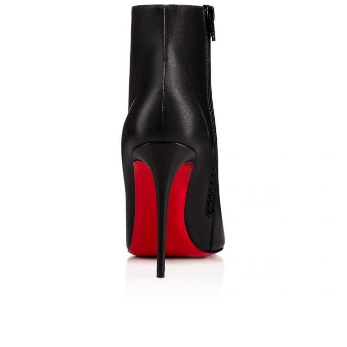 Botas Christian Louboutin Eloise Booty 100 100 Calf Boots Mujer Negros | MX-92181