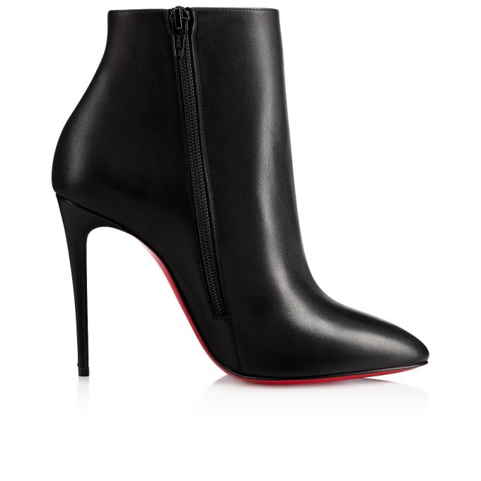 Botas Christian Louboutin Eloise Booty 100 100 Calf Boots Mujer Negros | MX-92181