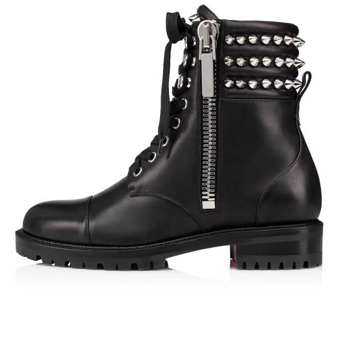 Botas Christian Louboutin Invierno Spikes Calf Boots Mujer Negros | MX-98097