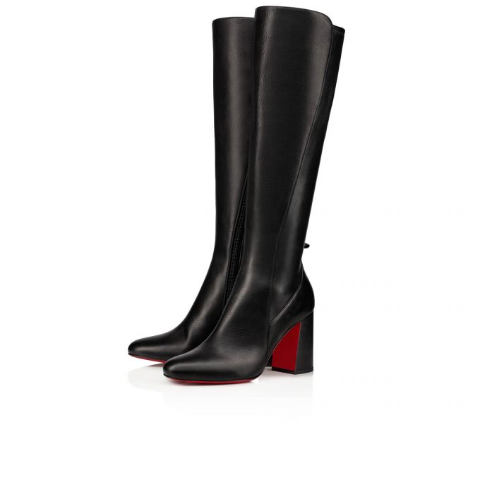 Botas Christian Louboutin Kronobotte 085 85 Calf Boots Mujer Negros | MX-04390