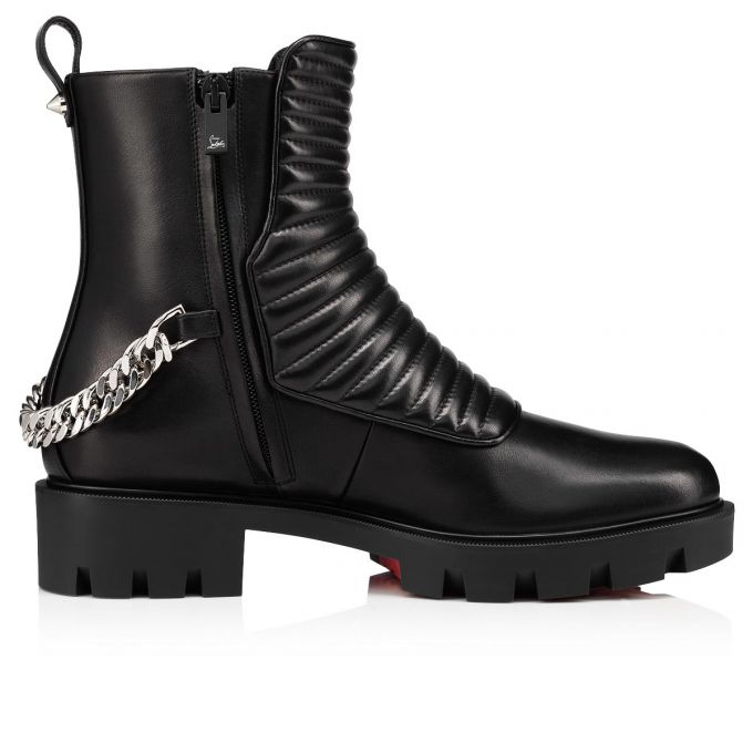 Botas Christian Louboutin Maddic Max Calf Boots Mujer Negros | MX-68914