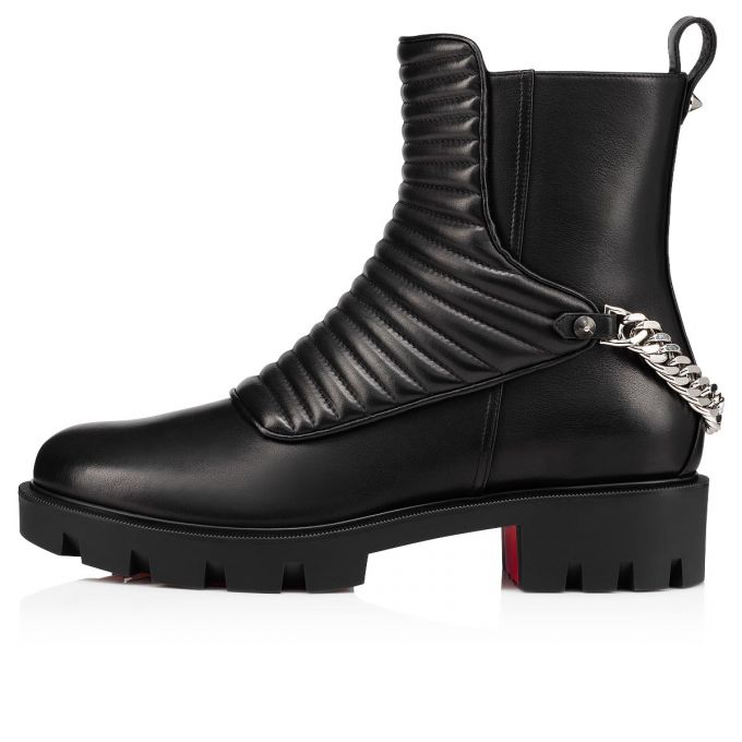 Botas Christian Louboutin Maddic Max Calf Boots Mujer Negros | MX-68914