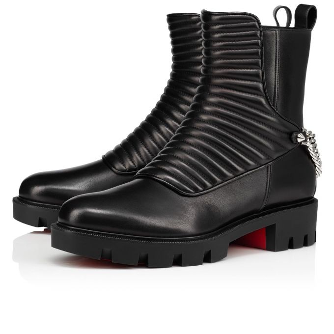 Botas Christian Louboutin Maddic Max Calf Boots Mujer Negros | MX-68914