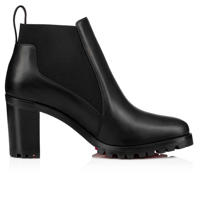 Botas Christian Louboutin Marchacroche 070 70 Calf Boots Mujer Negros | MX-07572