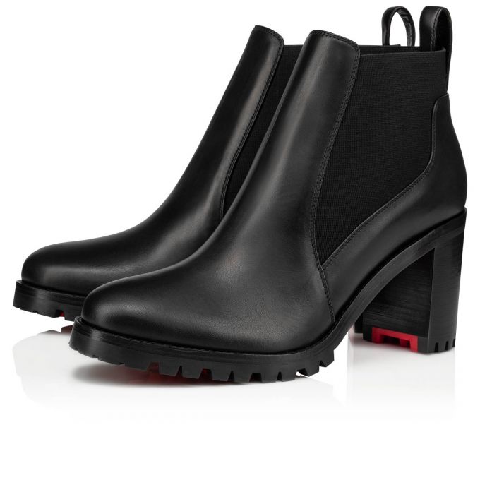 Botas Christian Louboutin Marchacroche 070 70 Calf Boots Mujer Negros | MX-07572