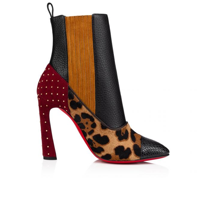 Botas Christian Louboutin Me In The 90s Plume 100 Version Exotic Cuero Boots Mujer Multicolor | MX-29640