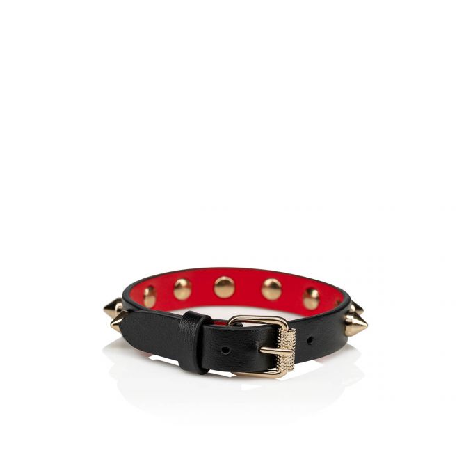 Bracelets Christian Louboutin Loubilink Bracelet Bracelets Mujer Rojos Negros | MX-71275