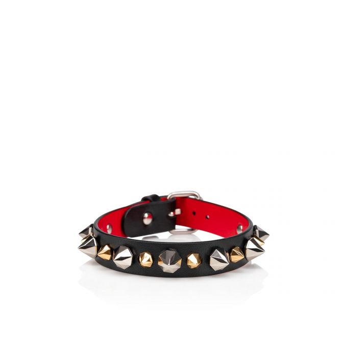 Bracelets Christian Louboutin M Loubilink Bracelet Classic Cuero Bracelets Hombre Multicolor | MX-93066