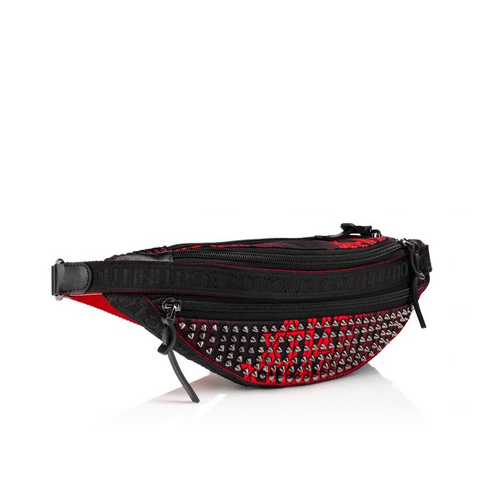 Bum Bags Christian Louboutin Parisnyc Sling Bag Creative Fabric Bum Bags Hombre Negros Rojos Plateados | MX-01181