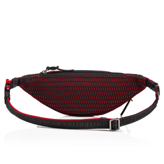 Bum Bags Christian Louboutin Parisnyc Sling Bag Creative Fabric Bum Bags Hombre Negros Rojos Plateados | MX-01181