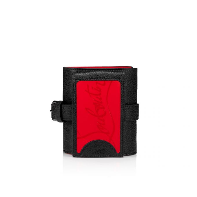 Card Holder Christian Louboutin M Carlos Classic Cuero Card Holder Hombre Rojos Negros | MX-70127