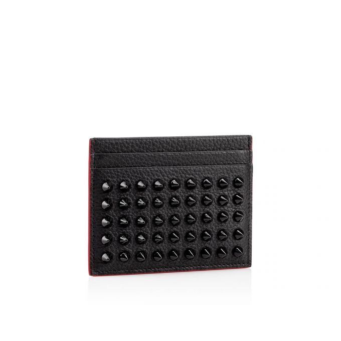 Card Holder Christian Louboutin M Kios Creative Cuero Card Holder Mujer Negros | MX-32582