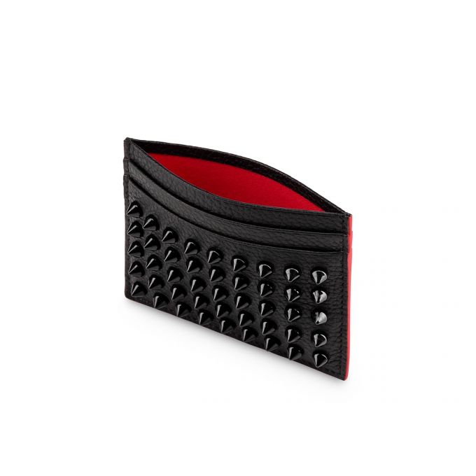 Card Holder Christian Louboutin M Kios Creative Cuero Card Holder Mujer Negros | MX-32582