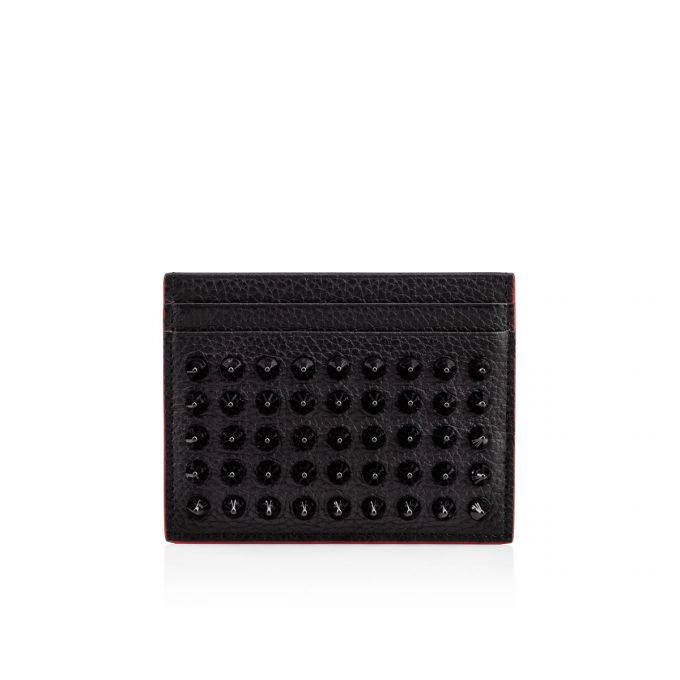 Card Holder Christian Louboutin M Kios Creative Cuero Card Holder Mujer Negros | MX-32582