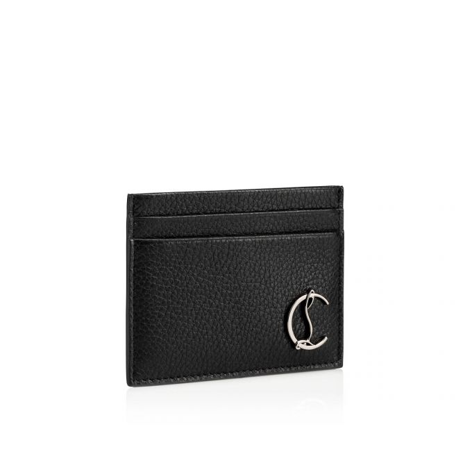 Card Holder Christian Louboutin M Kios Classic Cuero Card Holder Hombre Negros | MX-39799