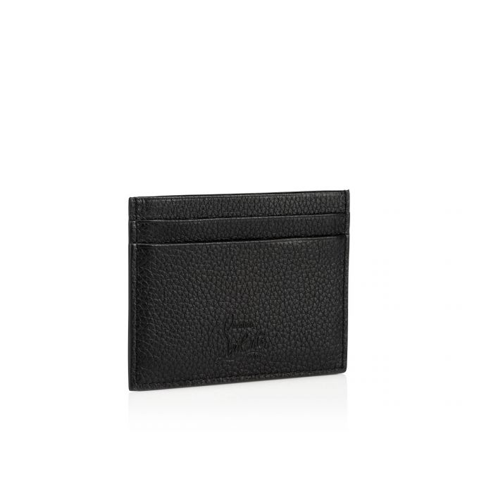 Card Holder Christian Louboutin M Kios Classic Cuero Card Holder Hombre Negros | MX-39799