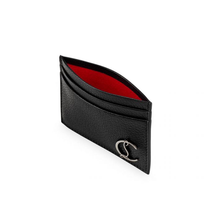 Card Holder Christian Louboutin M Kios Classic Cuero Card Holder Hombre Negros | MX-39799