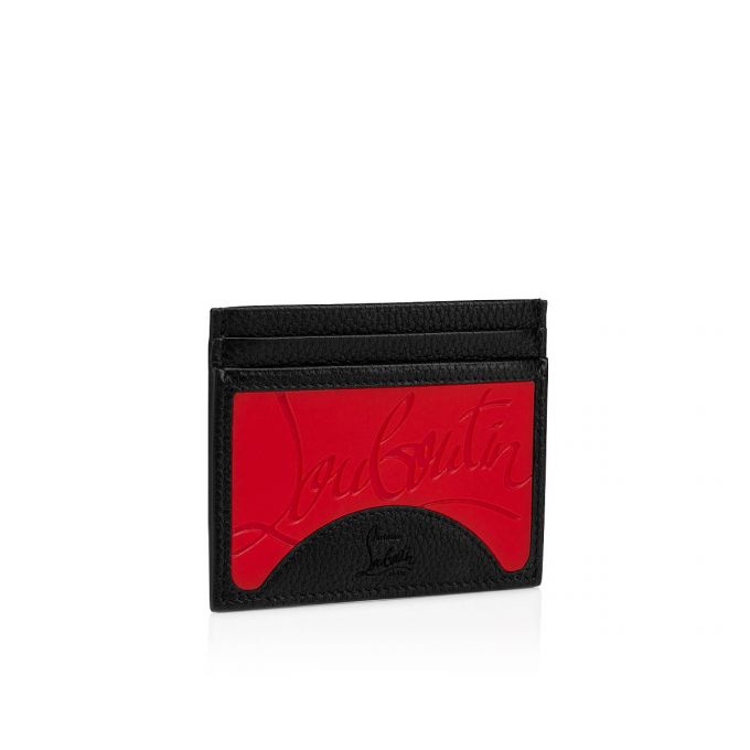 Card Holder Christian Louboutin M Kios Classic Cuero Card Holder Hombre Rojos Negros | MX-76668