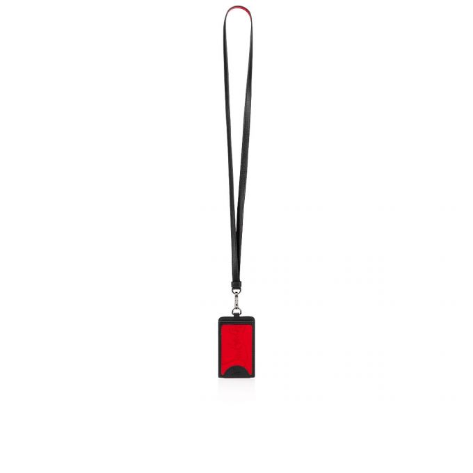 Card Holder Christian Louboutin M Miloucah Classic Cuero Card Holder Hombre Rojos Negros | MX-92250