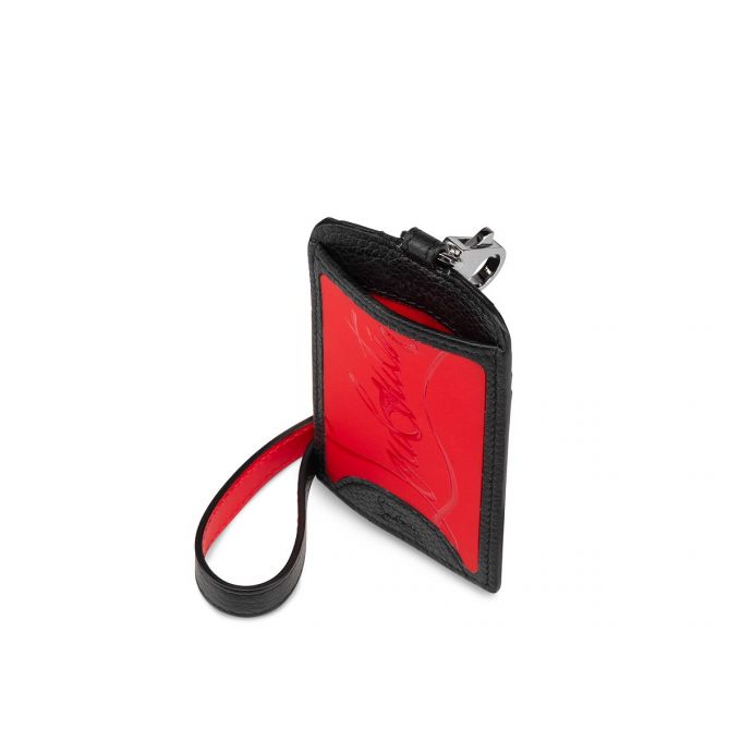 Card Holder Christian Louboutin M Miloucah Classic Cuero Card Holder Hombre Rojos Negros | MX-92250