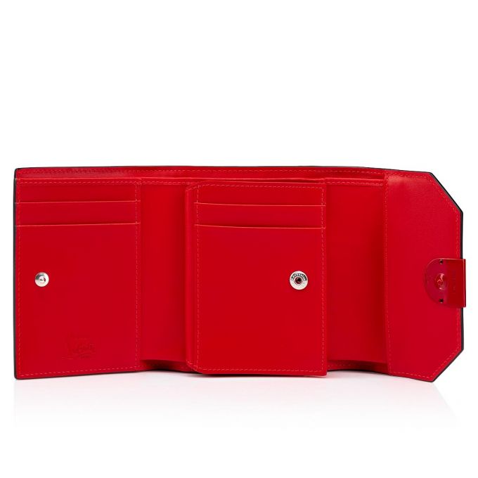 Carteras Christian Louboutin Elisa Compact Wallet Creative Cuero Wallets Mujer Rojos | MX-33630