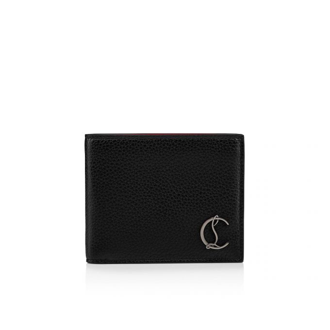 Carteras Christian Louboutin M Coolcard Wallet Calf Empire/ Classic Cuero Wallets Hombre Negros | MX-15881