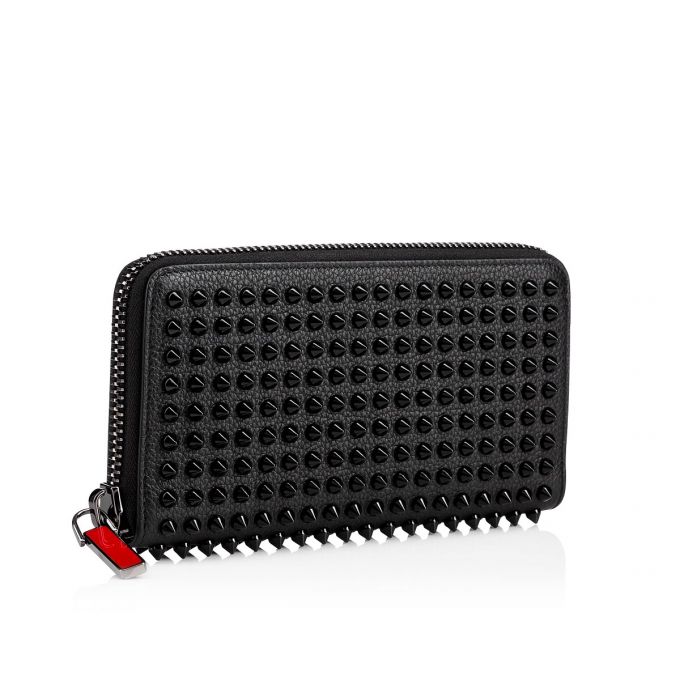 Carteras Christian Louboutin M Panettone Wal Classic Cuero Wallets Mujer Negros | MX-68644