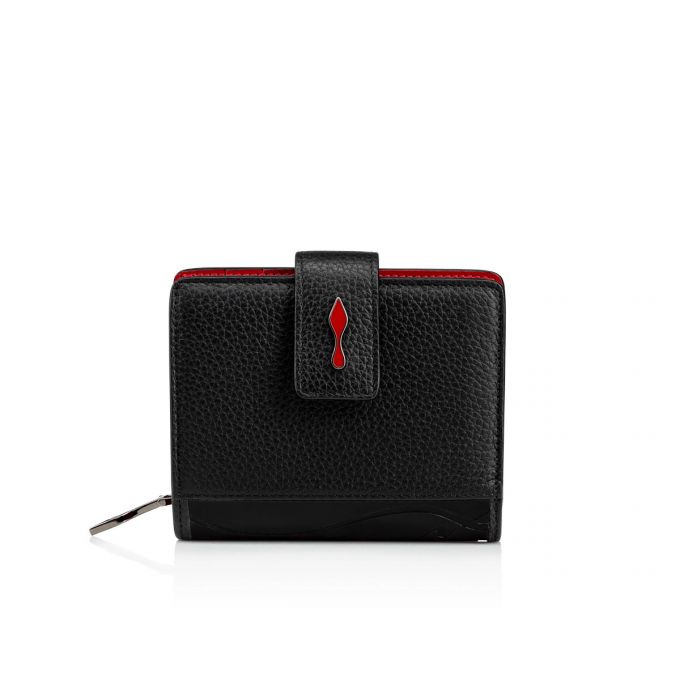 Carteras Christian Louboutin Paloma Mini Wll Classic Cuero Wallets Mujer Negros | MX-91063