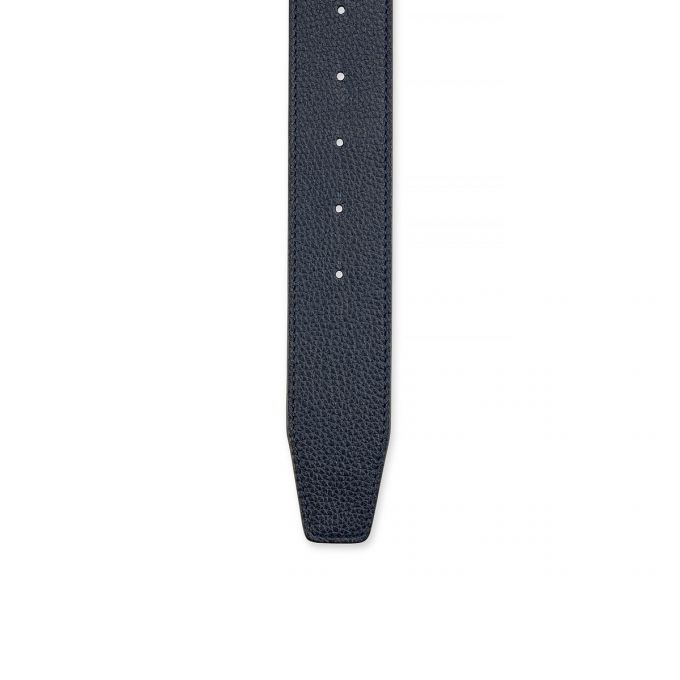 Cinturones Christian Louboutin Cl Logo Belt 40 Classic Cuero Belts Hombre Azul Marino Negros Plateados | MX-37872