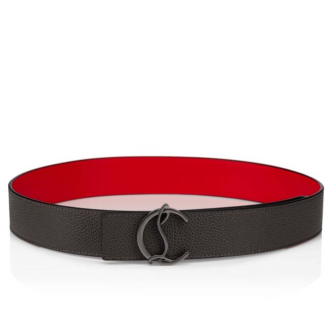 Cinturones Christian Louboutin Cl Logo Belt 40 Classic Cuero Belts Hombre Metal | MX-87286