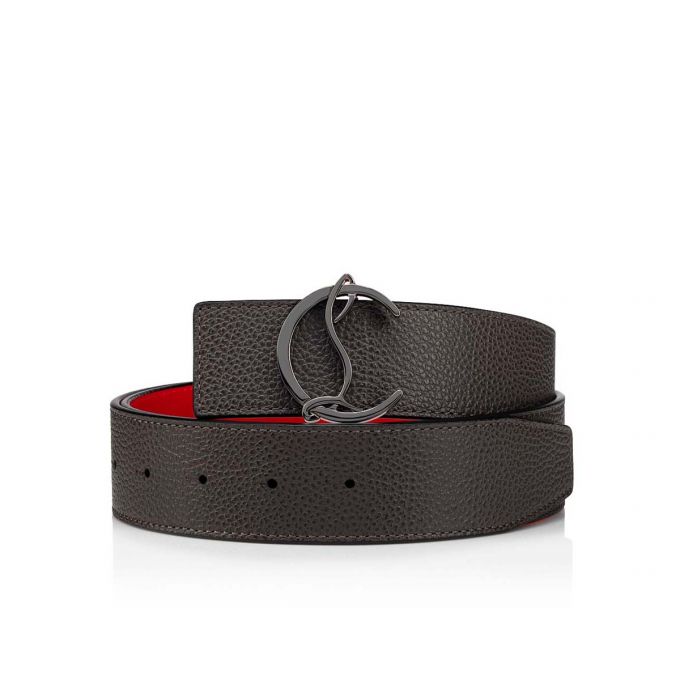 Cinturones Christian Louboutin Cl Logo Belt 40 Classic Cuero Belts Hombre Metal | MX-87286