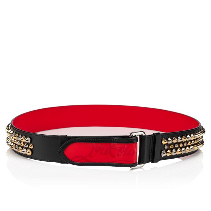 Cinturones Christian Louboutin Loubi Belt Classic Cuero Belts Hombre Multicolor | MX-55635