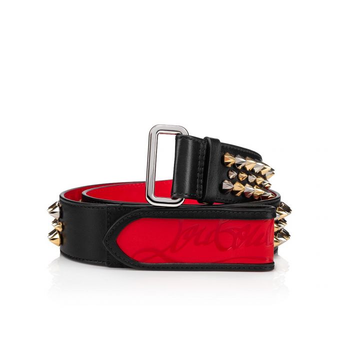 Cinturones Christian Louboutin Loubi Belt Classic Cuero Belts Hombre Multicolor | MX-55635