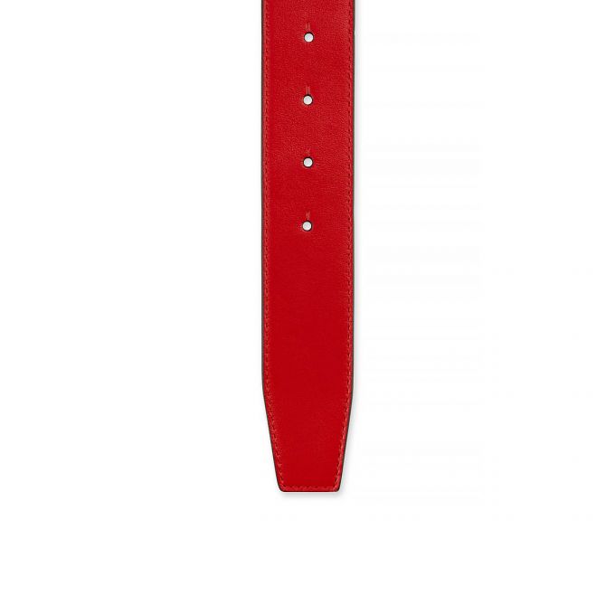 Cinturones Christian Louboutin W Cl Logo Belt Loubi/Antic Calf Belts Mujer Rojos Dorados | MX-01031