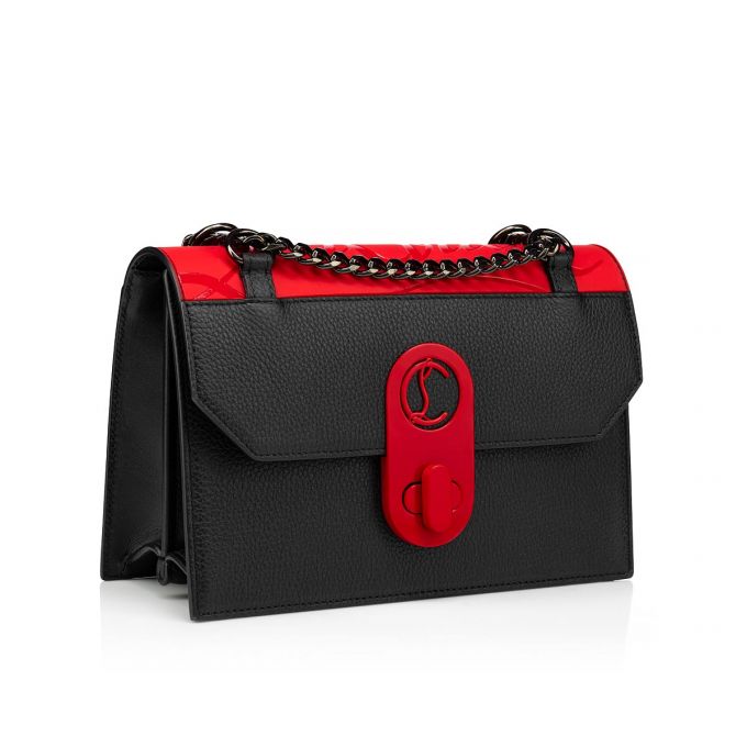 Cross Body Bags Christian Louboutin Elisa Small Gomme Cross Body Bags Mujer Rojos Negros | MX-09217