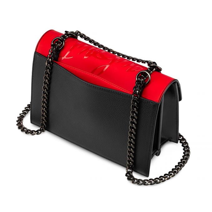 Cross Body Bags Christian Louboutin Elisa Small Gomme Cross Body Bags Mujer Rojos Negros | MX-09217