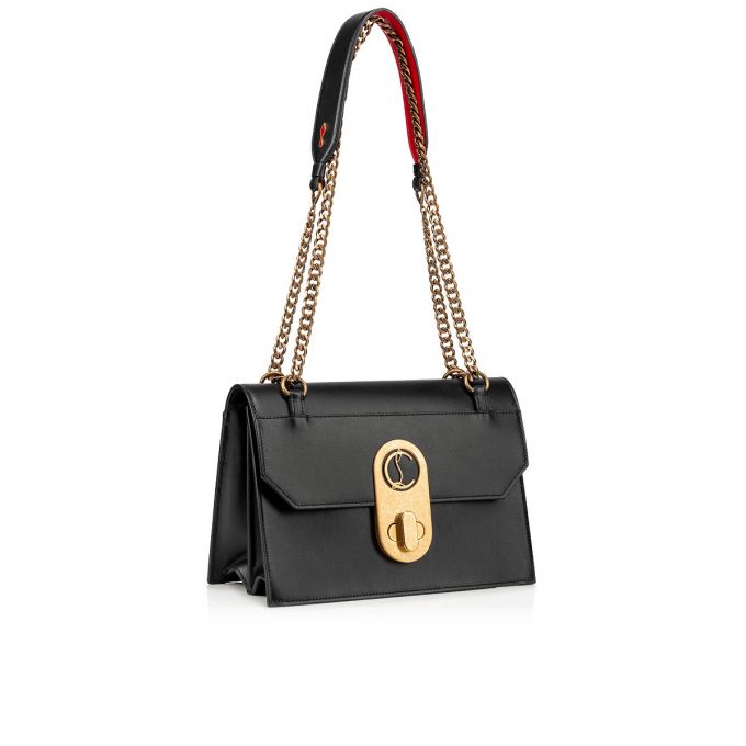 Cross Body Bags Christian Louboutin Elisa Large Classic Cuero Cross Body Bags Mujer Negros | MX-20717