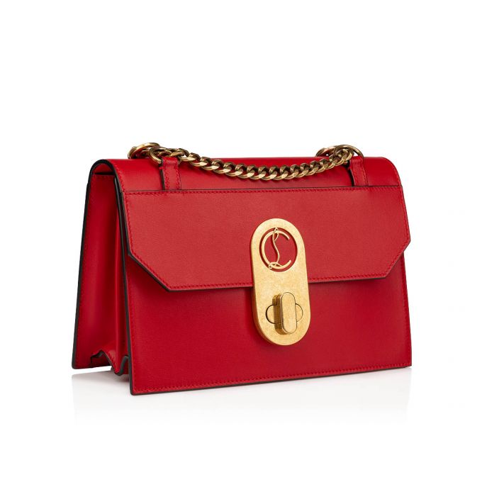 Cross Body Bags Christian Louboutin Elisa Small Classic Cuero Cross Body Bags Mujer Rojos | MX-26215