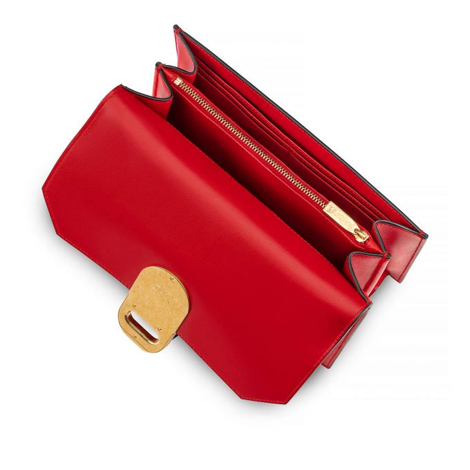 Cross Body Bags Christian Louboutin Elisa Small Classic Cuero Cross Body Bags Mujer Rojos | MX-26215