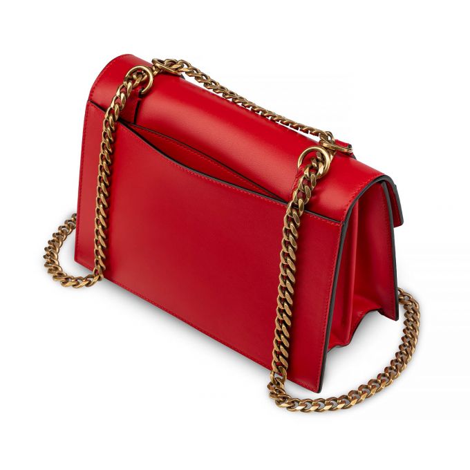 Cross Body Bags Christian Louboutin Elisa Small Classic Cuero Cross Body Bags Mujer Rojos | MX-26215