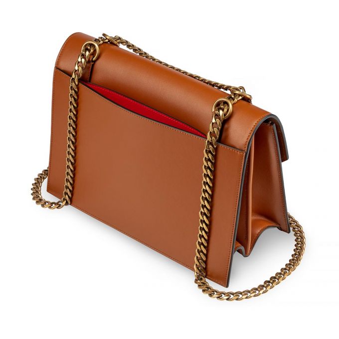 Cross Body Bags Christian Louboutin Elisa Large Coconut Classic Cuero Cross Body Bags Mujer Marrom | MX-36725