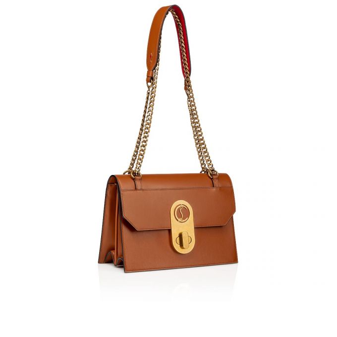 Cross Body Bags Christian Louboutin Elisa Large Coconut Classic Cuero Cross Body Bags Mujer Marrom | MX-36725