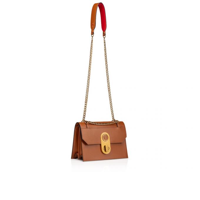 Cross Body Bags Christian Louboutin Elisa Large Coconut Classic Cuero Cross Body Bags Mujer Marrom | MX-36725