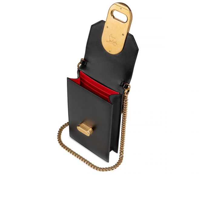 Cross Body Bags Christian Louboutin Elisa Ph Pouch Classic Cuero Cross Body Bags Mujer Negros | MX-52914